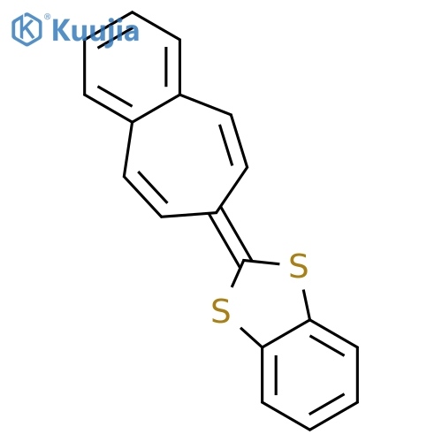 1,3-Benzodithiole, 2-(7H-benzocyclohepten-7-ylidene)- structure