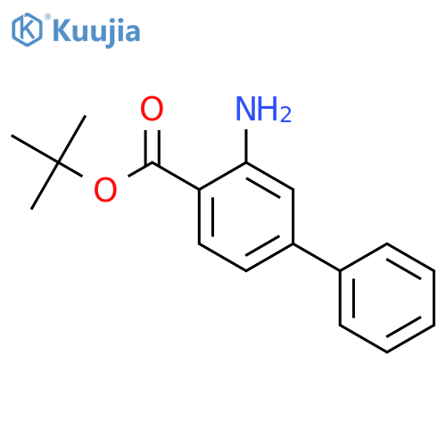tert-butyl 3-amino-1,1'-biphenyl-4-carboxylate structure