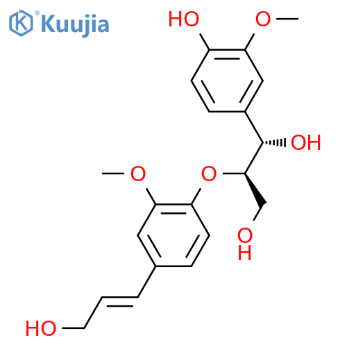 erythro-Guaiacylglycerol beta-coniferyl ether structure