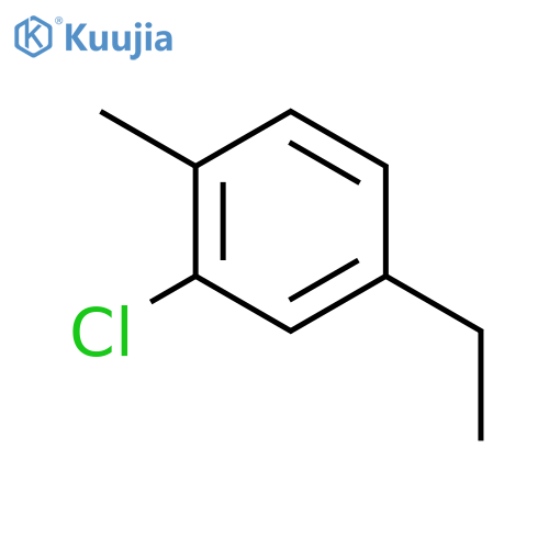 2-chloro-4-ethyl-1-methylbenzene structure