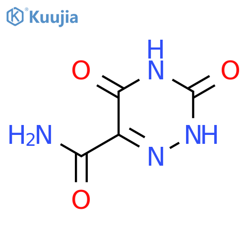 3,5-Dioxo-2,3,4,5-tetrahydro-1,2,4-triazine-6-carboxamide structure