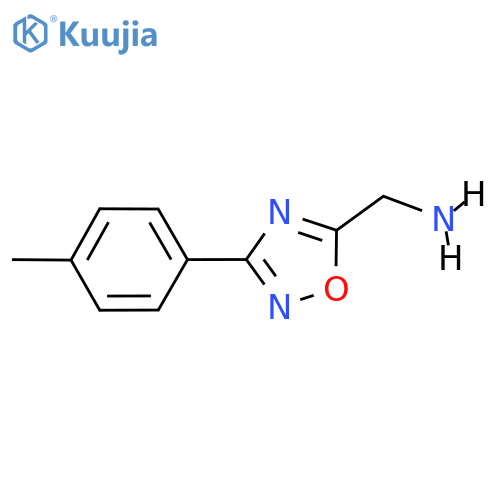 (3-(p-tolyl)-1,2,4-oxadiazol-5-yl)methanamine Hydrochloride structure