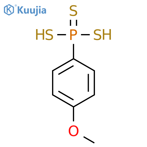 Phosphonotrithioic acid, (4-methoxyphenyl)- structure