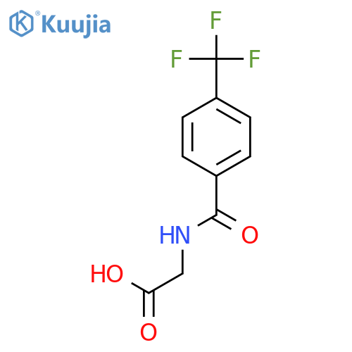 N-4-(Trifluoromethyl)benzoylglycine structure