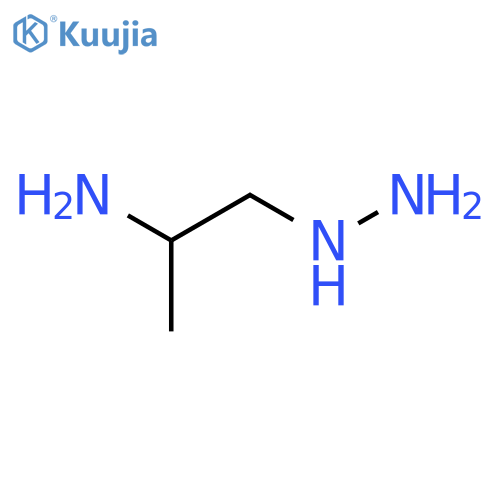(2-aminopropyl)hydrazine structure