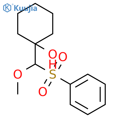 Cyclohexanol, 1-[methoxy(phenylsulfonyl)methyl]- structure
