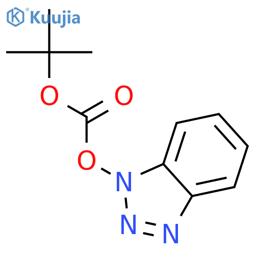 1H-Benzotriazole, 1-[[(1,1-dimethylethoxy)carbonyl]oxy]- structure