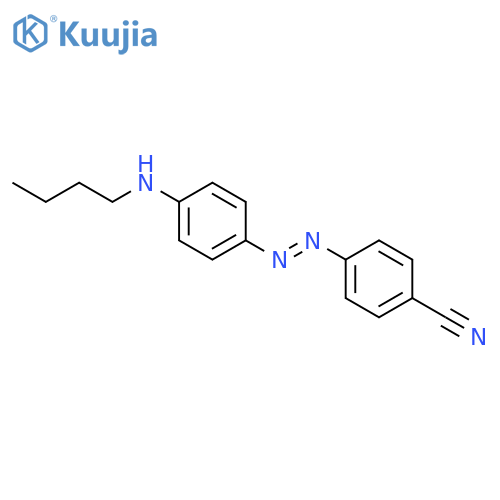Benzonitrile, 4-[[4-(butylamino)phenyl]azo]- structure