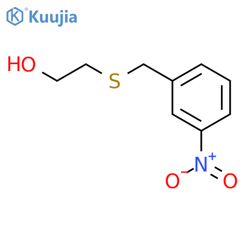 Ethanol, 2-[[(3-nitrophenyl)methyl]thio]- structure
