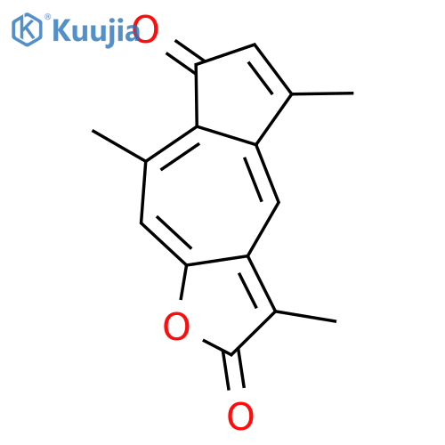 Azuleno[6,5-b]furan-2,7-dione, 3,5,8-trimethyl- structure