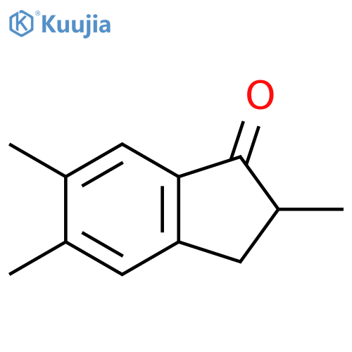 2,5,6-Trimethyl-2,3-dihydro-1H-inden-1-one structure
