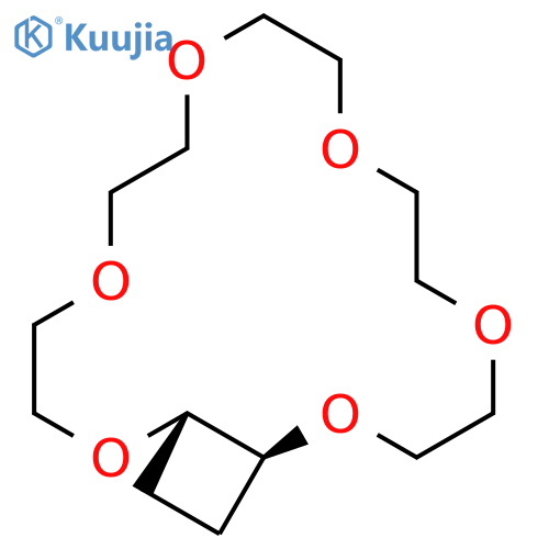 2,5,8,11,14,17-HEXAOXABICYCLO[16.2.0]EICOSANE, (1R*,18S*)- structure