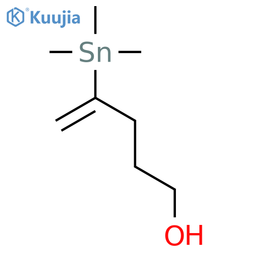 4-Penten-1-ol, 4-(trimethylstannyl)- structure