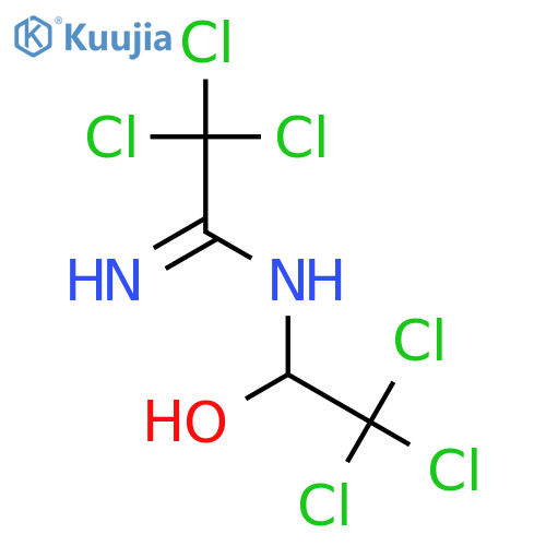 Ethanimidamide, 2,2,2-trichloro-N-(2,2,2-trichloro-1-hydroxyethyl)- structure