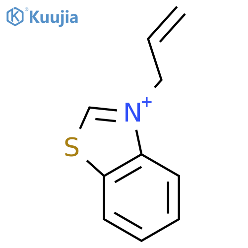 Benzothiazolium, 3-(2-propenyl)- structure