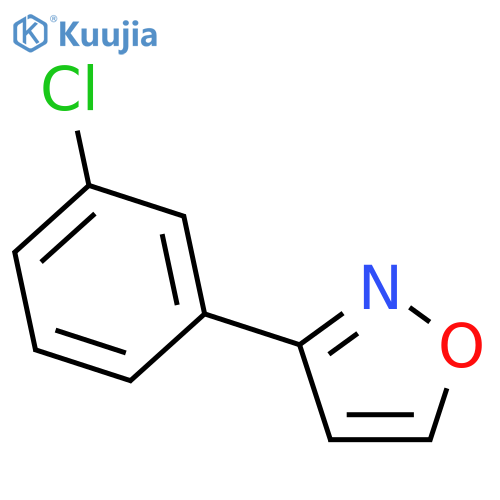 Isoxazole, 3-(3-chlorophenyl)- structure