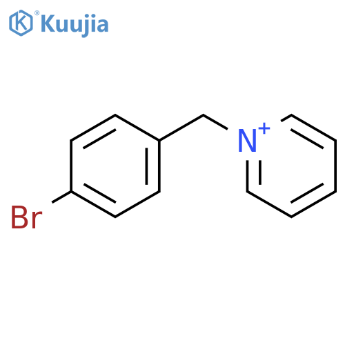 1-[(4-bromophenyl)methyl]pyridinium structure