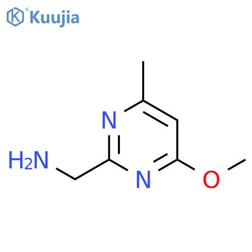 (4-METHOXY-6-METHYLPYRIMIDIN-2-YL)METHANAMINE structure