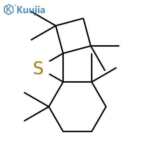 11-Thiadispiro[3.0.5.1]undecane, 1,1,3,3,6,6,10,10-octamethyl- structure