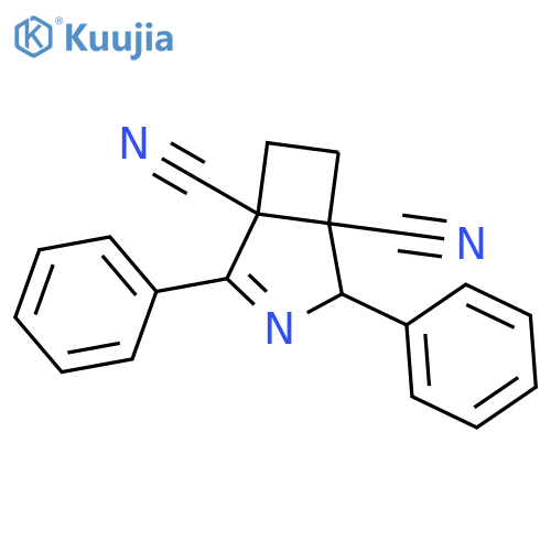 3-Azabicyclo[3.2.0]hept-2-ene-1,5-dicarbonitrile, 2,4-diphenyl- structure