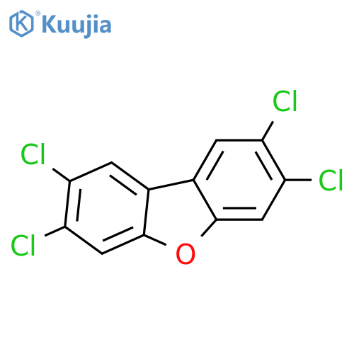 2,3,7,8-Tetrachlorodibenzofuran-13C12 structure
