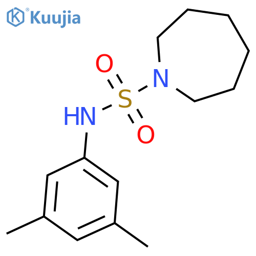 N-(3,5-dimethylphenyl)azepane-1-sulfonamide structure