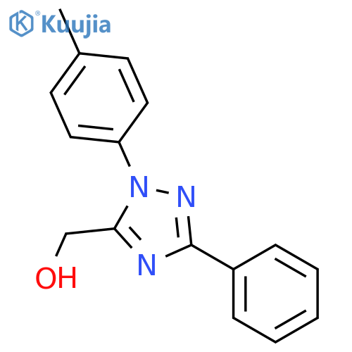 1H-1,2,4-Triazole-5-methanol, 1-(4-methylphenyl)-3-phenyl- structure