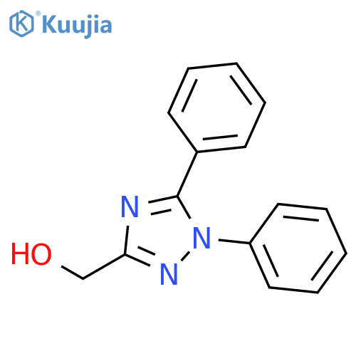 1H-1,2,4-Triazole-3-methanol,1,5-diphenyl- structure