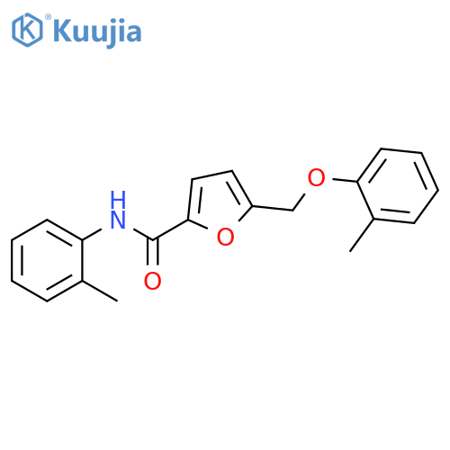5-(2-methylphenoxy)methyl-N-(2-methylphenyl)furan-2-carboxamide structure