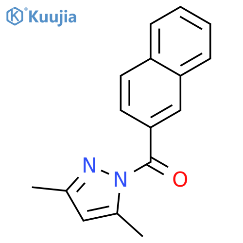 (3,5-Dimethyl-pyrazol-1-yl)-naphthalen-2-yl-methanone structure