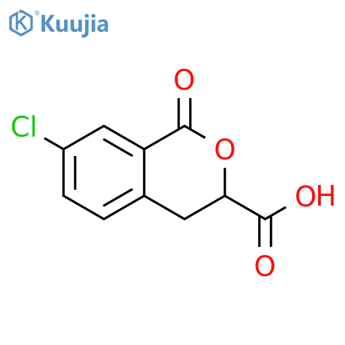 7-Chloro-1-oxo-isochroman-3-carboxylic acid structure