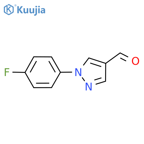 1-(4-Fluorophenyl)-1H-pyrazole-4-carbaldehyde structure