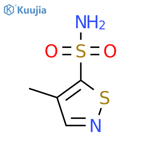4-Methylisothiazole-5-sulfonamide structure