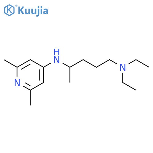1,4-Pentanediamine, N4-(2,6-dimethyl-4-pyridinyl)-N1,N1-diethyl- structure