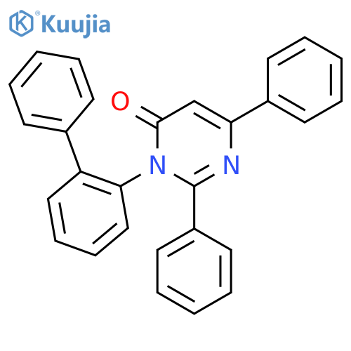 3-biphenyl-2-yl-2,6-diphenylpyrimidin-4(3H)-one structure