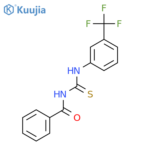 N-Benzoyl-N'-3-(trifluoromethyl)phenylthiourea structure