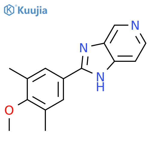 1H-Imidazo[4,5-c]pyridine, 2-(4-methoxy-3,5-dimethylphenyl)- structure