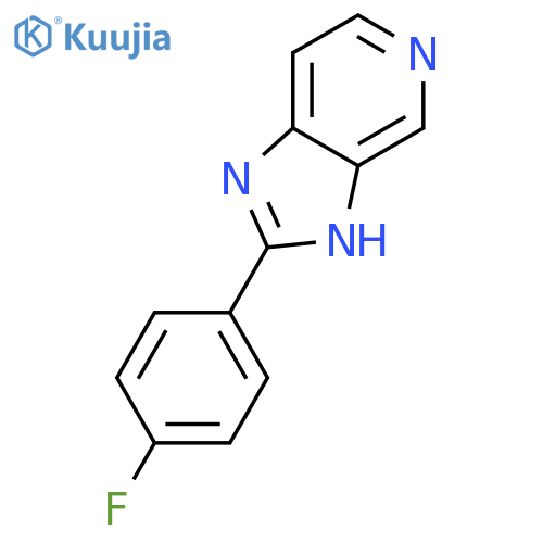 1H-Imidazo[4,5-c]pyridine, 2-(4-fluorophenyl)- structure