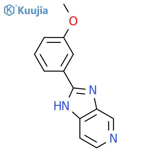 1H-Imidazo[4,5-c]pyridine, 2-(3-methoxyphenyl)- structure