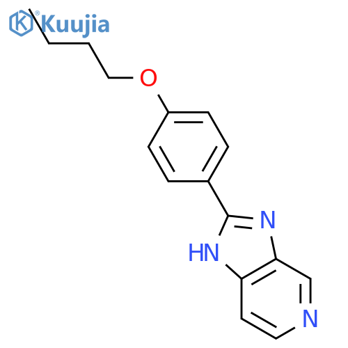 1H-Imidazo[4,5-c]pyridine, 2-(4-butoxyphenyl)- structure