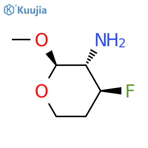 a-L-threo-Pentopyranoside, methyl2-amino-2,3,4-trideoxy-3-fluoro- (9CI) structure