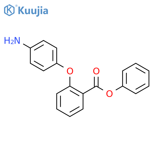 Benzoic acid, 2-(4-aminophenoxy)-, phenyl ester structure