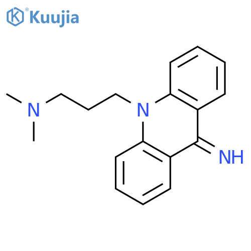 10(9H)-ACRIDINEPROPANAMINE, 9-IMINO-N,N-DIMETHYL- structure