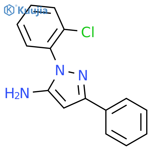 1-(2-chlorophenyl)-3-phenyl-1H-pyrazol-5-amine structure