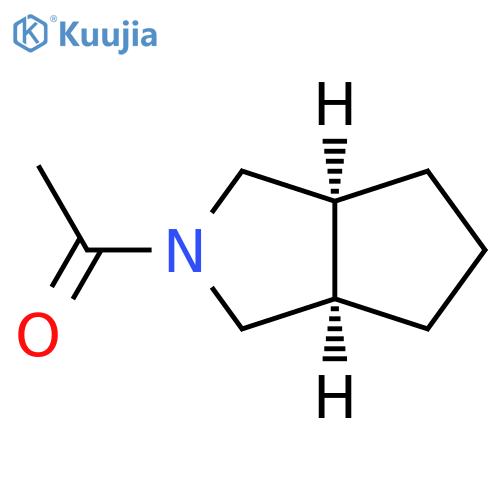 Cyclopenta[c]pyrrole,2-acetyloctahydro-, cis- (9CI) structure