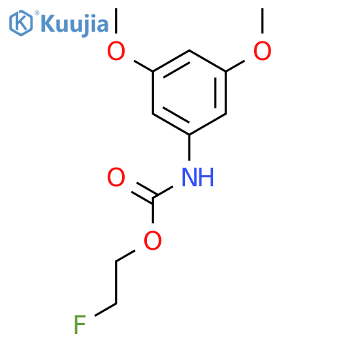 Carbamic acid, (3,5-dimethoxyphenyl)-, 2-fluoroethyl ester structure