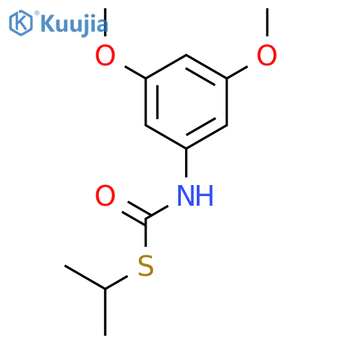 Carbamothioic acid, (3,5-dimethoxyphenyl)-, S-(1-methylethyl) ester structure