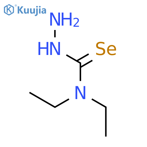 Hydrazinecarboselenoamide, N,N-diethyl- structure