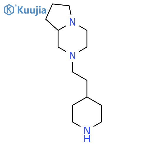 Pyrrolo[1,2-a]pyrazine, octahydro-2-[2-(4-piperidinyl)ethyl]- structure