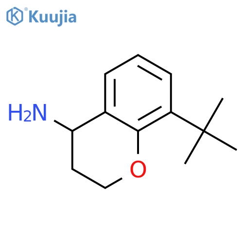 8-tert-butylchroman-4-amine structure